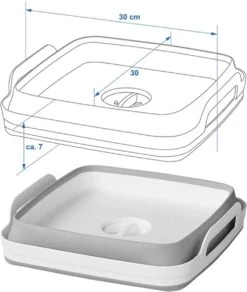 Opvouwbare Wasbak 18L - Met Stop - Afwasbak - Afwasteil - 30x30x20 Cm -Dagelijkse Benodigdheden Verkoop 1014x1200 1