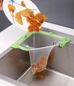 Merkloos Gootsteen Organizer - Gootsteen Afval Netje - Gootsteenontstopper - Spoelbak - Incl. 50 Netjes -Dagelijkse Benodigdheden Verkoop 1032x1200