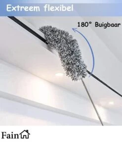 Fain® Plumeau Met Telescoopsteel – Grijs – 80 Tot 240 Cm - Uitschuifbaar – Wasbaar - Flexibel 360° Draaibaar – Duster - Microvezel Ragebol -Dagelijkse Benodigdheden Verkoop 1033x1200 1
