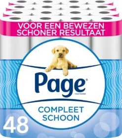 Page Toiletpapier - 48 Rollen - Compleet Schoon Wc Papier - Met Een Vleugje Katoen