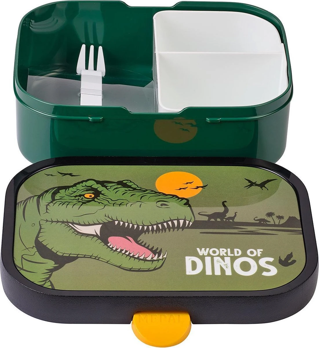 Mepal – Lunchset Campus (sb + Lb) – Schoolbeker En Broodtrommel Voor Kinderen – Dino – Bento Box - Lekvrij 3 Mepal – Lunchset Campus (sb + Lb) – Schoolbeker En Broodtrommel Voor Kinderen – Dino – Bento Box - Lekvrij - Afbeelding 3