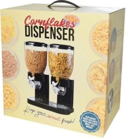 MikaMax Cornflakes Dispenser - Voorraadbus - Cornflakes Voorraadpot - Ontbijt Granendispenser - Zwart - 2 X 500 Gram -Dagelijkse Benodigdheden Verkoop 1103x1200 2