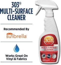 303® Multi-Surface Cleaner - 946 Ml | Veilig Voor Alle Soorten Bekleding En Vinyl. Vlekken Verdwijnen Binnen Enkele Minuten En Verkleurde Oppervlakken Komen Weer Tot Leven. -Dagelijkse Benodigdheden Verkoop 1121x1200 1