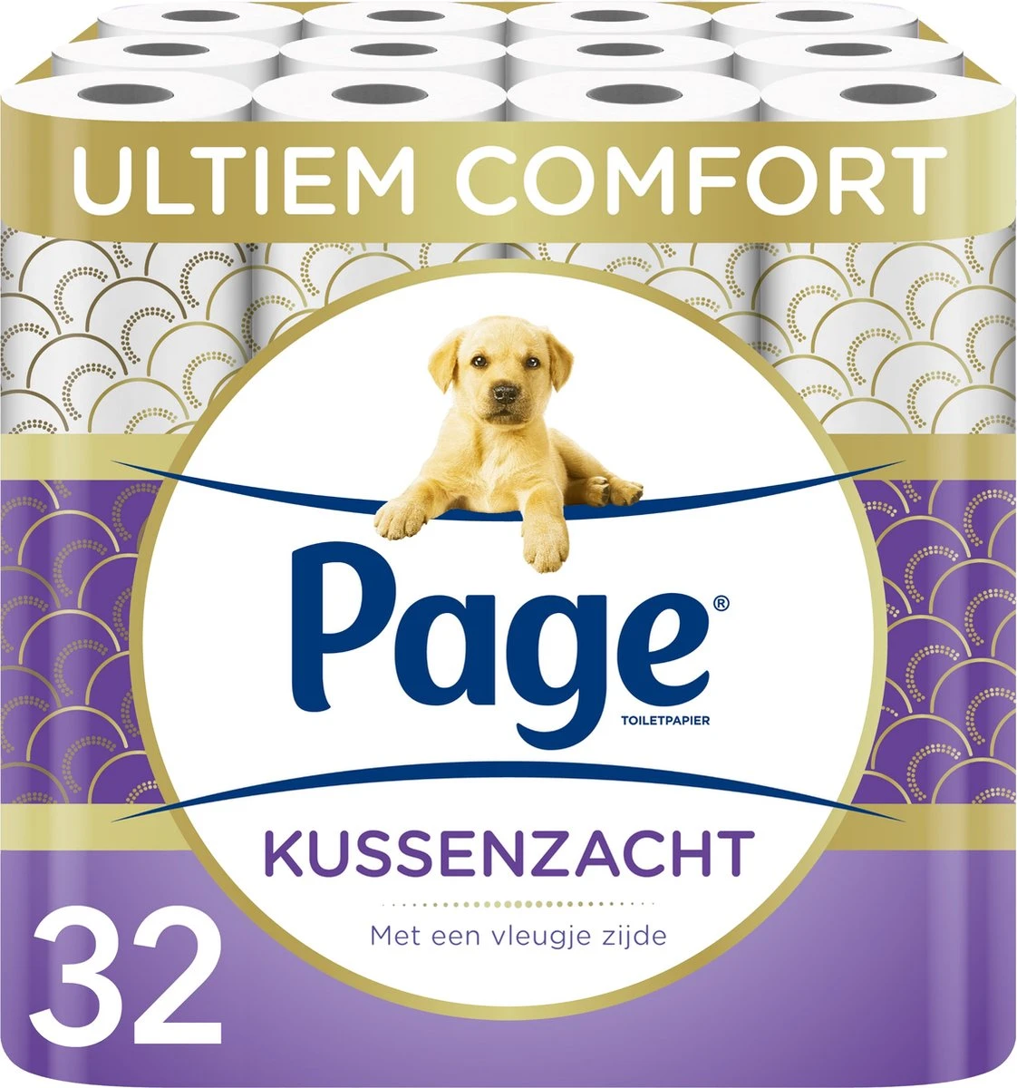 Page Toiletpapier - 32 Rollen - Kussenzacht Wc Papier (3-laags) - Voordeelverpakking 1 Page Toiletpapier - 32 Rollen - Kussenzacht Wc Papier (3-laags) - Voordeelverpakking