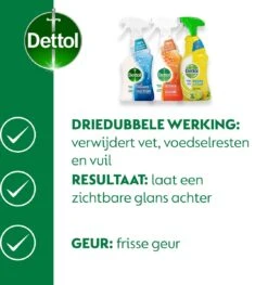 Dettol - 1,5L Allesreiniger Spray Power & Fresh - Badkamer 1x500 Ml Keuken 1x500ml Citrus 1x500ml - Voordeelverpakking -Dagelijkse Benodigdheden Verkoop 1125x1200