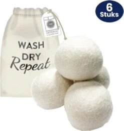 UsefullProducts Drogerballen - Wasbollen - Droogbollen - Wasdrogerballen - Energiebesparende Producten - 6 Stuks - 4CM