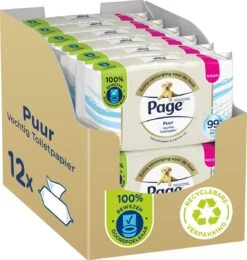 Page Puur Vochtig Toiletpapier - Extra Duurzaam Vochtig Wc Papier - 12 X 38 Stuks - Voordeelverpakking 16 Page Puur Vochtig Toiletpapier - Extra Duurzaam Vochtig Wc Papier - 12 X 38 Stuks - Voordeelverpakking -Dagelijkse Benodigdheden Verkoop 1140x1200 2