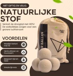 Drogerballen - Droogballen - Wasdrogerballen - Dryerballs - 6 Stuks - XL Formaat - Wol - Set -Dagelijkse Benodigdheden Verkoop 1155x1200 1
