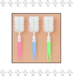 Merkloos EPIN | Glazen Spons | Fles Borstel | Drink Fles Spons | BLAUW -Dagelijkse Benodigdheden Verkoop 1164x1200 2