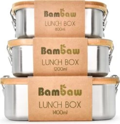 Bamboe Lunch Box 1400 Ml | Broodbox | Ecologisch | Roestvrijstalen Lunchbox | Bentobox No Leak | Smaakloos | Bamboe Grote Broodtrommel | Lunchbox Volwassenen | Lunchbox RVS Bamboe | Bambaw 14 Bamboe Lunch Box 1400 Ml | Broodbox | Ecologisch | Roestvrijstalen Lunchbox | Bentobox No Leak | Smaakloos | Bamboe Grote Broodtrommel | Lunchbox Volwassenen | Lunchbox RVS Bamboe | Bambaw -Dagelijkse Benodigdheden Verkoop 1164x1200 3