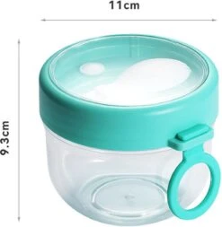 Deluqse Overnight Oats Potjes - Overnights Oats Beker - Set Van 3 - Oats Potjes - Overnight Oats Jar - Muesli Beker - Havermout Potjes -Dagelijkse Benodigdheden Verkoop 1173x1200 2