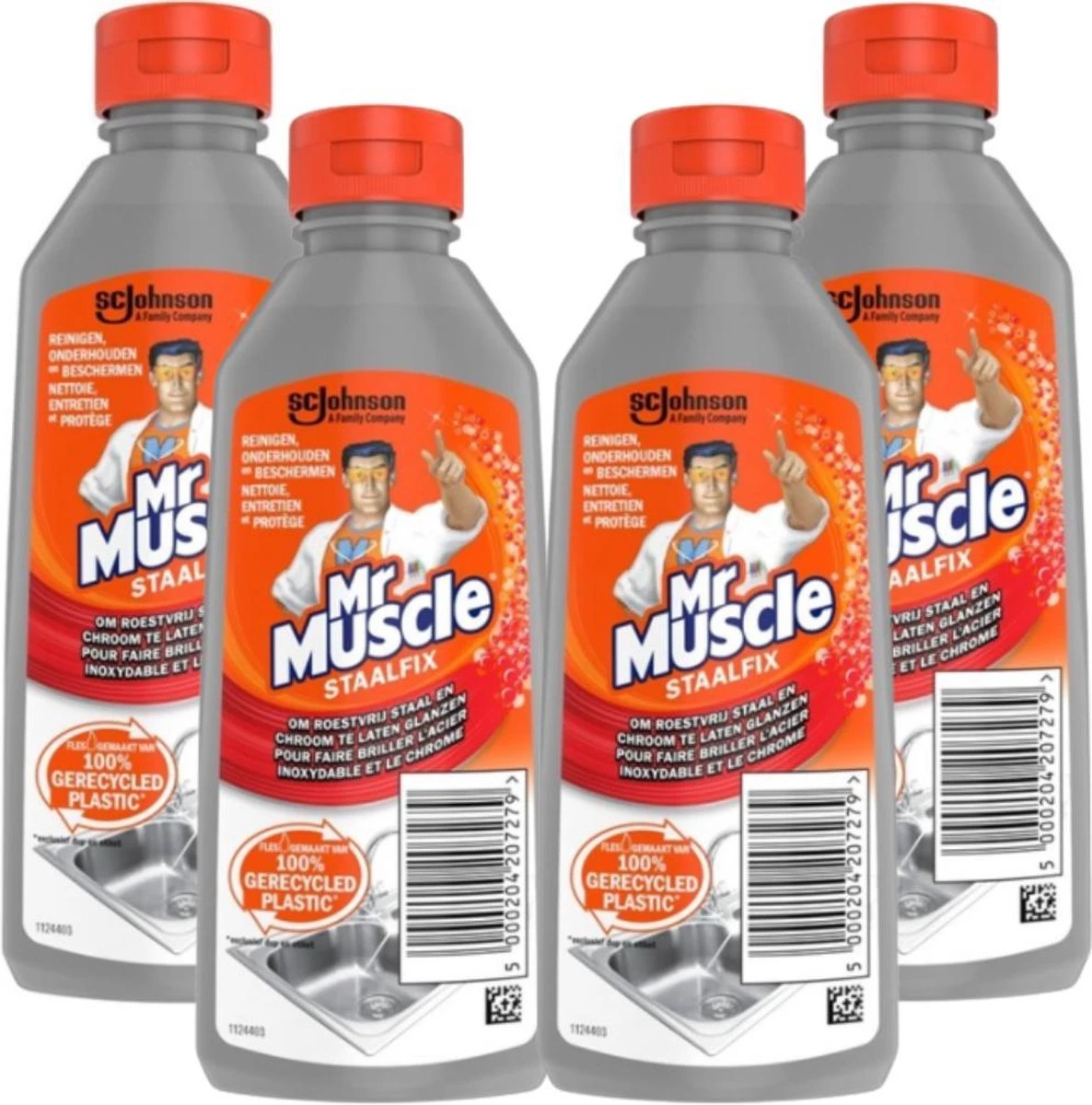 4x Mr. Muscle Staalfix 200 ML 4 4x Mr. Muscle Staalfix 200 ML - Afbeelding 4