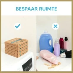 Wasmiddeldoekjes - Ocean Breeze Wasstrips 64 Wasbeurten – Wasmiddel Wasdoekjes - Natuurlijke Wasverzachter – Vegan – Zero Waste -Dagelijkse Benodigdheden Verkoop 1190x1200