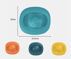 Heuts Goods - Gootsteenzeef - Gootsteenstop - Afvoerzeef - Afvoerstop - Spoelbal - Bad - Douchebak - Keuken - Wasbak - Badkuip - Siliconen - Donkerblauw -Dagelijkse Benodigdheden Verkoop 1200x1006