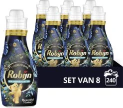 Robijn Collections Beautiful Mystery Wasverzachter - 8 X 30 Wasbeurten - Voordeelverpakking -Dagelijkse Benodigdheden Verkoop 1200x1053