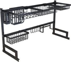 Sens Design Afwasrek Zwart - Afdruiprek - 82,5 Cm - RVS -Dagelijkse Benodigdheden Verkoop 1200x1054 2