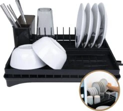 Baulk® - Afdruiprek - Afdruiprek Met Lekbak - Afwas - Droogrek Afwas - RVS - Bestekbak - Modern 15 Baulk® - Afdruiprek - Afdruiprek Met Lekbak - Afwas - Droogrek Afwas - RVS - Bestekbak - Modern -Dagelijkse Benodigdheden Verkoop 1200x1084 5