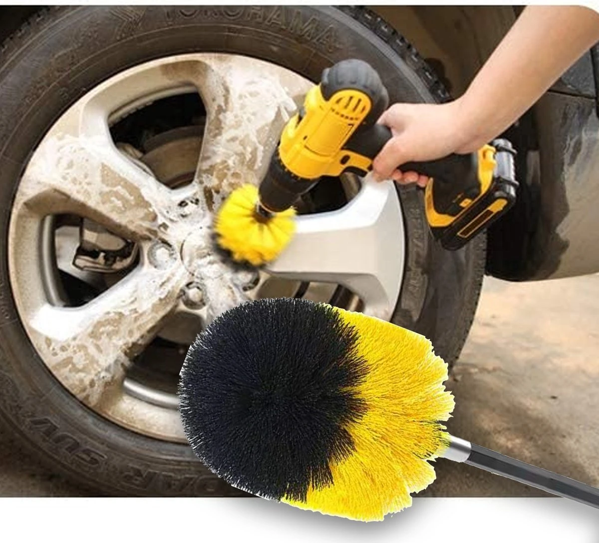 Borstelset Boormachine 25 Delig - Schuursponsjes- Schrobborstel – Boorborstel – Schuurborstel - Borstel Boormachine – Schoonmaakborstel – Reinigingsborstel – Tapijtreiniger - Borstelset 7 Borstelset Boormachine 25 Delig - Schuursponsjes- Schrobborstel – Boorborstel – Schuurborstel - Borstel Boormachine – Schoonmaakborstel – Reinigingsborstel – Tapijtreiniger - Borstelset - Afbeelding 7