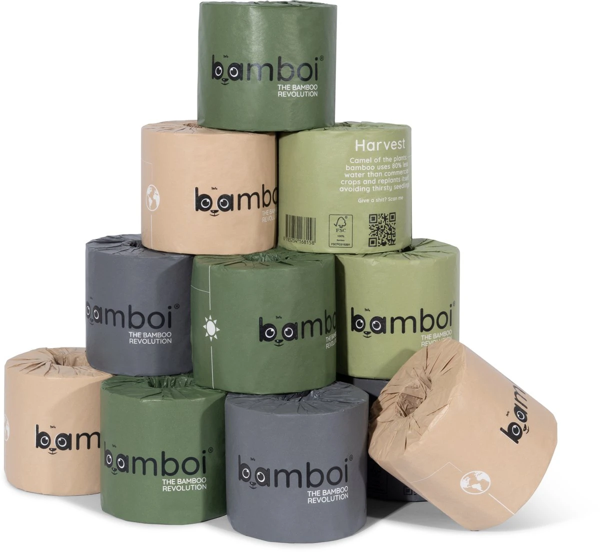 Bamboi - Bamboe WC Papier - 48 MAXI Rollen - Heerlijk Zacht 3-laags 8 Bamboi - Bamboe WC Papier - 48 MAXI Rollen - Heerlijk Zacht 3-laags - Afbeelding 8