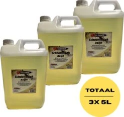 BO Cleaner - Schoonmaak Azijn - 3x 5 Liter - VOORDEEL VERPAKKING - Reiniger - Professioneel - BEST SELLER - Azijn - Tegels- Groene Aanslag - Schoonmaak - 15L