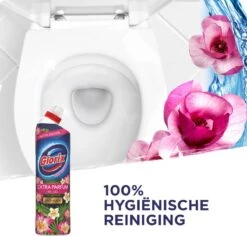 Glorix WC Powergel Toiletreiniger Pink Flower - 6 X 750 Ml - Voordeelverpakking -Dagelijkse Benodigdheden Verkoop 1200x1147 3