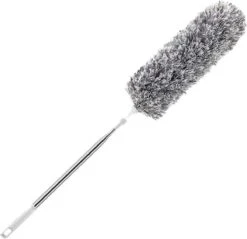 Fain® Plumeau Met Telescoopsteel – Grijs – 80 Tot 240 Cm - Uitschuifbaar – Wasbaar - Flexibel 360° Draaibaar – Duster - Microvezel Ragebol -Dagelijkse Benodigdheden Verkoop 1200x1163 3