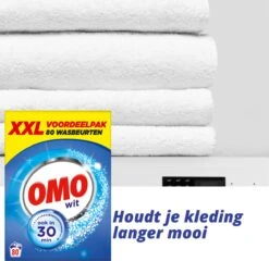 Omo Wit XXL Waspoeder 80 Wasbeurten -Dagelijkse Benodigdheden Verkoop 1200x1165