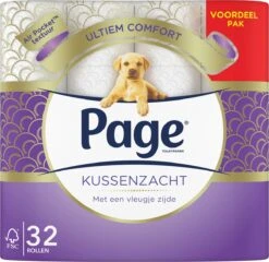 Page Toiletpapier - 32 Rollen - Kussenzacht Wc Papier (3-laags) - Voordeelverpakking 27 Page Toiletpapier - 32 Rollen - Kussenzacht Wc Papier (3-laags) - Voordeelverpakking -Dagelijkse Benodigdheden Verkoop 1200x1167 1