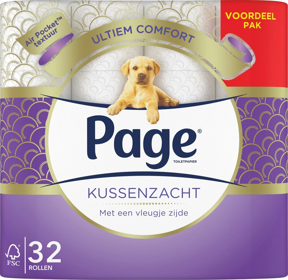 Page Toiletpapier - 32 Rollen - Kussenzacht Wc Papier (3-laags) - Voordeelverpakking 12 Page Toiletpapier - 32 Rollen - Kussenzacht Wc Papier (3-laags) - Voordeelverpakking - Afbeelding 12