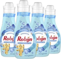 Robijn Classics Morgenfris Wasverzachter - 4 X 30 Wasbeurten - Voordeelverpakking -Dagelijkse Benodigdheden Verkoop 1200x1169 2