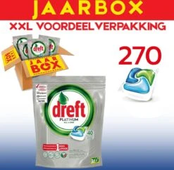 Dreft All In One Platinum - 270 Stuks - Vaatwastabletten - Jaarbox - Voordeelverpakking 6 Dreft All In One Platinum - 270 Stuks - Vaatwastabletten - Jaarbox - Voordeelverpakking -Dagelijkse Benodigdheden Verkoop 1200x1175 2