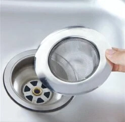 JvB - Gootsteen Zeef 2 Stuks RVS Buitenmaat 7.5 Cm Binnenmaat 4,3 Cm - Zeef - Gootsteen - Haar Opvanger Haar Vanger - Vuil Tegenhouden