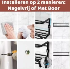 Mmoods Kruidenrek Ophangbaar Zonder Boren - 4 Laags Voor 24 Kruidenpotjes - Speciaal Voor Muur, Wandkast, Kastdeur - Hangende Kruidenorganizer Keuken - Keukenaccessoires 14 Mmoods Kruidenrek Ophangbaar Zonder Boren - 4 Laags Voor 24 Kruidenpotjes - Speciaal Voor Muur, Wandkast, Kastdeur - Hangende Kruidenorganizer Keuken - Keukenaccessoires -Dagelijkse Benodigdheden Verkoop 1200x1184 15