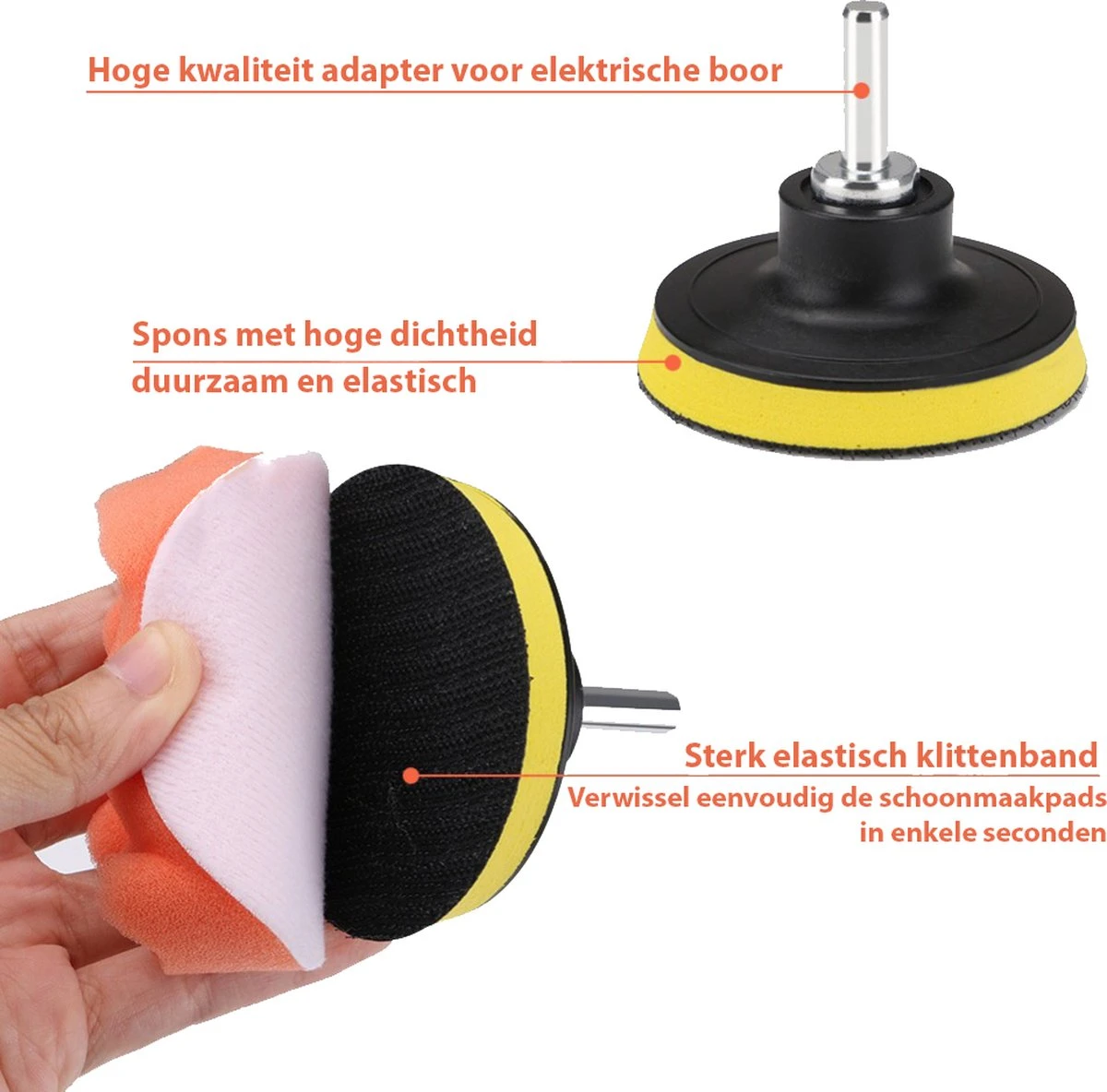 Borstelset Boormachine 25 Delig - Schuursponsjes- Schrobborstel – Boorborstel – Schuurborstel - Borstel Boormachine – Schoonmaakborstel – Reinigingsborstel – Tapijtreiniger - Borstelset 3 Borstelset Boormachine 25 Delig - Schuursponsjes- Schrobborstel – Boorborstel – Schuurborstel - Borstel Boormachine – Schoonmaakborstel – Reinigingsborstel – Tapijtreiniger - Borstelset - Afbeelding 3