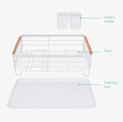 Navaris Afdruiprek Met Uitneembare Bestekhouder - Afwasrek Met Losse Lekbak - Vaatwasrek Met Plateau - Voor Bestek, Borden, Schalen En Pannen 12 Navaris Afdruiprek Met Uitneembare Bestekhouder - Afwasrek Met Losse Lekbak - Vaatwasrek Met Plateau - Voor Bestek, Borden, Schalen En Pannen -Dagelijkse Benodigdheden Verkoop 1200x1189 4