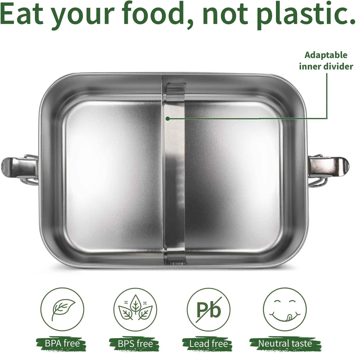 Bamboe Lunch Box 1400 Ml | Broodbox | Ecologisch | Roestvrijstalen Lunchbox | Bentobox No Leak | Smaakloos | Bamboe Grote Broodtrommel | Lunchbox Volwassenen | Lunchbox RVS Bamboe | Bambaw 4 Bamboe Lunch Box 1400 Ml | Broodbox | Ecologisch | Roestvrijstalen Lunchbox | Bentobox No Leak | Smaakloos | Bamboe Grote Broodtrommel | Lunchbox Volwassenen | Lunchbox RVS Bamboe | Bambaw - Afbeelding 4