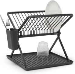 Brabantia SinkSide Afdruiprek - Inklapbaar - Compact - Dark Grey -Dagelijkse Benodigdheden Verkoop 1200x1191 3