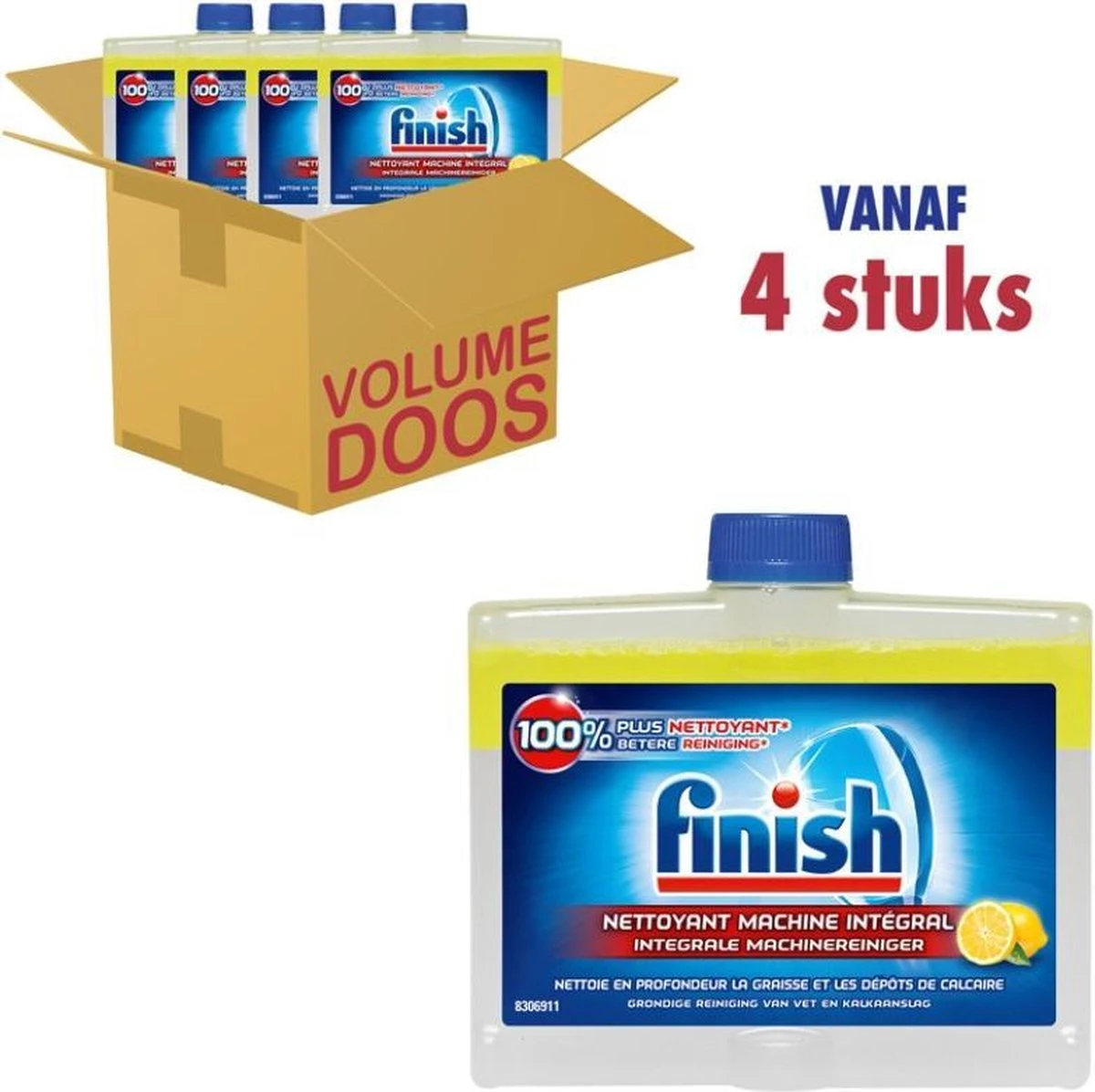 Finish Integrale Machinereiniger Citroen Vaatwasser - 4x 250 ML - Voordeelpak 7 Finish Integrale Machinereiniger Citroen Vaatwasser - 4x 250 ML - Voordeelpak - Afbeelding 7