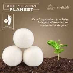 Merkloos Droger Ballen XL 8 Stuks – Zero Waste Dryer Balls - Duurzaam – Wasverzachter – Herbruikbare Drogerballen – Droogt De Was Sneller – Tiny Panda -Dagelijkse Benodigdheden Verkoop 1200x1199 9