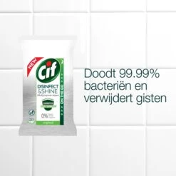 Cif Disinfect & Shine Wipes Original Desinfectie Schoonmaakdoekjes - 12 X 30 Doekjes - Voordeelverpakking 24 Cif Disinfect & Shine Wipes Original Desinfectie Schoonmaakdoekjes - 12 X 30 Doekjes - Voordeelverpakking -Dagelijkse Benodigdheden Verkoop 1200x1200 1018
