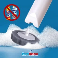 RevoBrush 28x Crystal Clean Foaming Pads Navulling - WC Borstel Met Houder Vrijstaand -Dagelijkse Benodigdheden Verkoop 1200x1200 1125