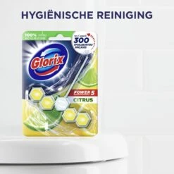Glorix Power 5 Toiletblokken - Citroen - 9 Stuks - Voordeelverpakking -Dagelijkse Benodigdheden Verkoop 1200x1200 1175
