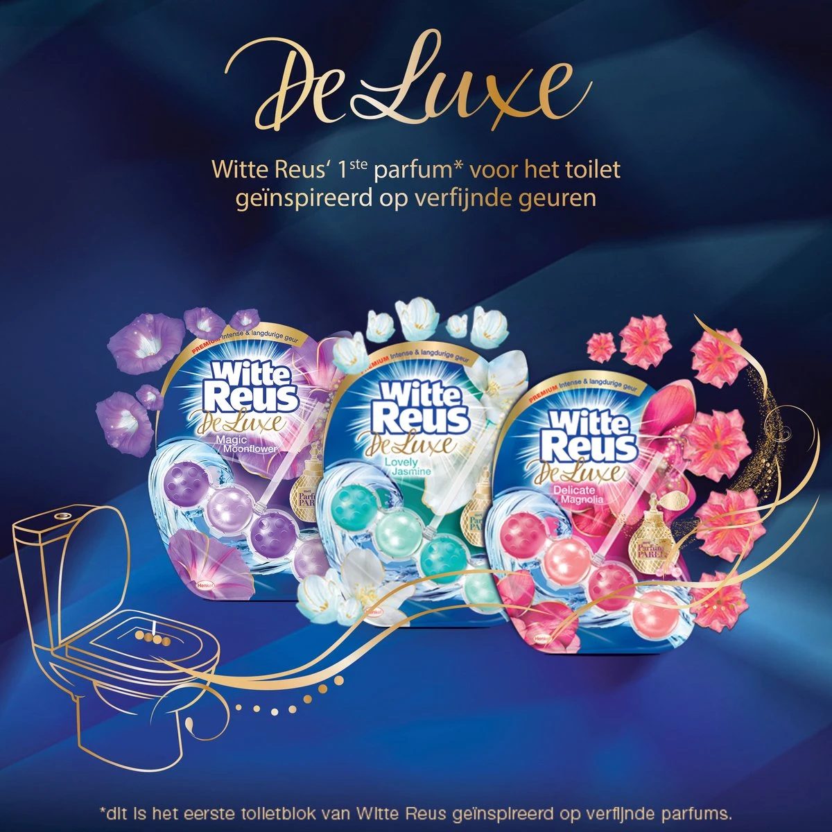 Witte Reus DeLuxe Toiletblok - Lovely Jasmine - WC Blokjes Voordeelverpakking - 10 Stuks 5 Witte Reus DeLuxe Toiletblok - Lovely Jasmine - WC Blokjes Voordeelverpakking - 10 Stuks - Afbeelding 5