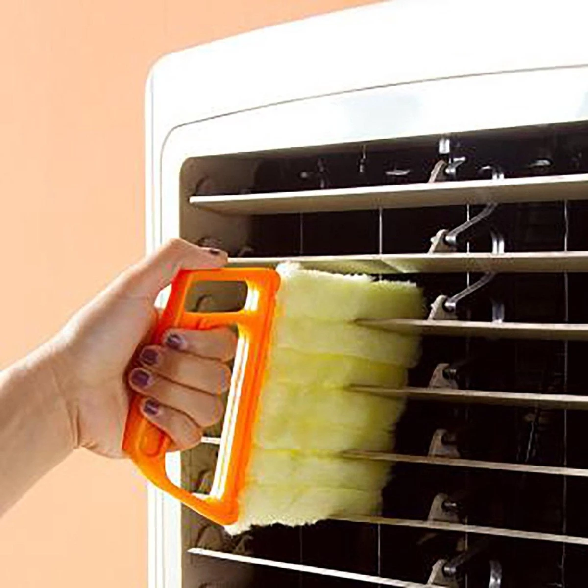 Nuttig Microfiber Venster Reinigingsborstel Airconditioner Duster Cleaner Met Wasbare Jaloezie Blade Schoonmaakdoekje 2 Nuttig Microfiber Venster Reinigingsborstel Airconditioner Duster Cleaner Met Wasbare Jaloezie Blade Schoonmaakdoekje - Afbeelding 2