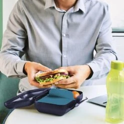 Tupperware Snackpack Blauw -Dagelijkse Benodigdheden Verkoop 1200x1200 1358