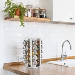 Pleasantwork Kruidenrek - Staand - Draaibaar - 20 Potjes -Dagelijkse Benodigdheden Verkoop 1200x1200 1367