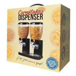 MikaMax Cornflakes Dispenser - Voorraadbus - Cornflakes Voorraadpot - Ontbijt Granendispenser - Zwart - 2 X 500 Gram -Dagelijkse Benodigdheden Verkoop 1200x1200 1387