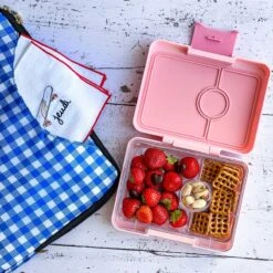 Yumbox Snack - Lekvrije Bento Box Lunchbox - 3 Vakken - Coco Roze / Rainbow Tray -Dagelijkse Benodigdheden Verkoop 1200x1200 1392