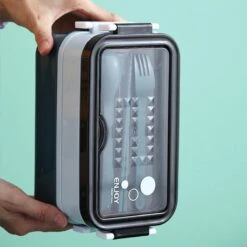 Lunchbox - Meal Prep Bakjes - Lunch Box Met Deksel - Meal Prep – Bento Box - Lunchtrommel Met Bestek Groen -Dagelijkse Benodigdheden Verkoop 1200x1200 1399