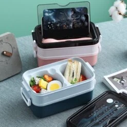 Lunchbox - Meal Prep Bakjes - Lunch Box Met Deksel - Meal Prep – Bento Box - Lunchtrommel Met Bestek Groen -Dagelijkse Benodigdheden Verkoop 1200x1200 1400